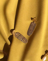 Inês Telles Solar Long Silver Earrings MOD Jewellery - 24k Gold plated silver