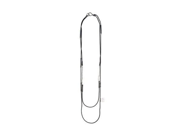 Inês Telles Solar Oxidised Pearl Double Necklace MOD Jewellery