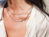 Inês Telles Solar Oxidised Pearl Double Necklace MOD Jewellery