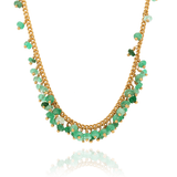 Kate Wood ‘Graduated Row’ Emerald Necklace MOD Jewellery