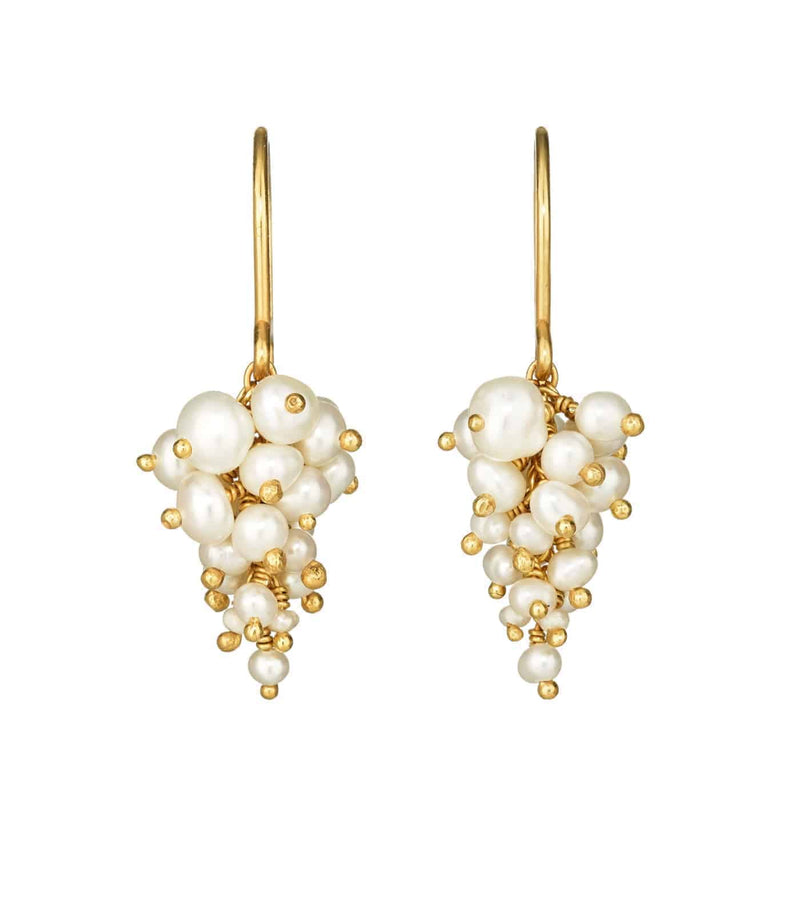 Kate Wood 'Grape' Pearl Earrings MOD Jewellery