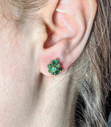 Kate Wood 'Pom Pom' Emerald Earrings MOD Jewellery