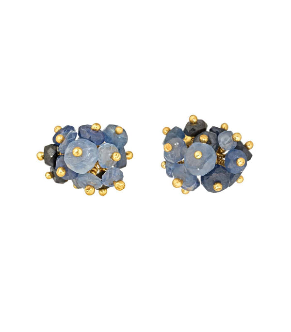 Kate Wood 'Pom Pom' Sapphire Earrings MOD Jewellery
