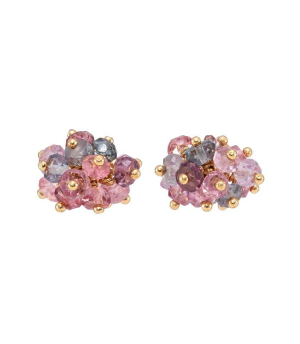 Kate Wood 'Pom Pom' Spinel Pastel Earrings MOD Jewellery