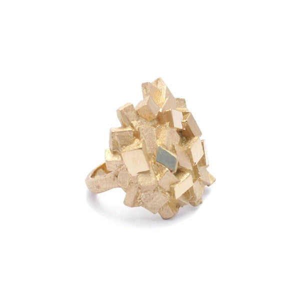 Kathia Bucho City Affairs Ring Gold plated MOD Jewellery