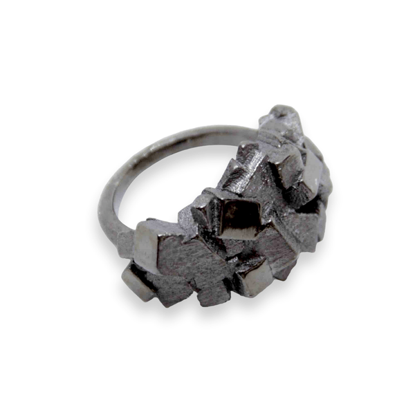 Kathia Bucho City Affairs Ring Oxidised MOD Jewellery