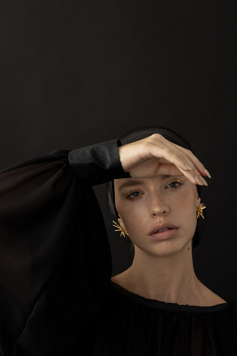 Kathia Bucho Explosion Long Earrings MOD Jewellery