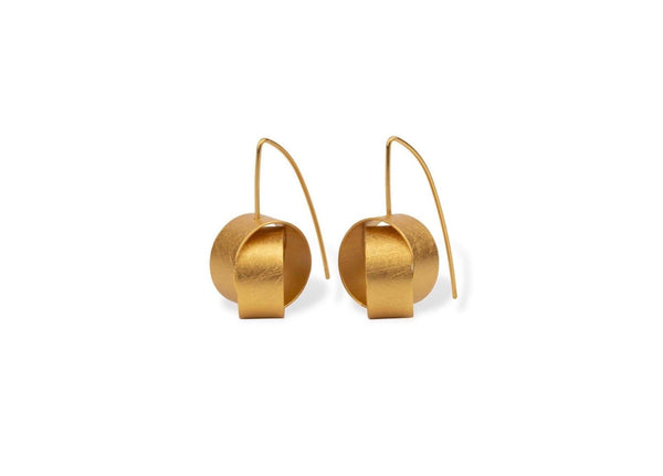 Marcin Z. Infinity Earrings Gold Plated MOD Jewellery