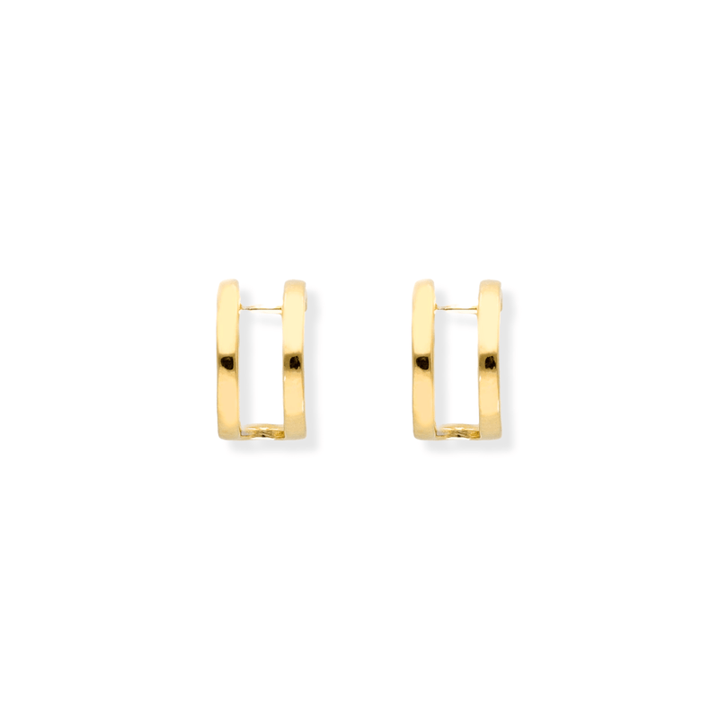 MOD Jewellery Double Gold Earrings MOD Jewellery