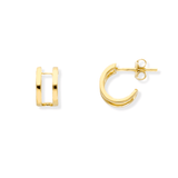 MOD Jewellery Double Gold Earrings MOD Jewellery