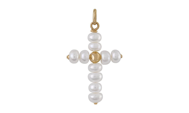 MOD Jewellery PEARL GOLD CROSS MOD Jewellery