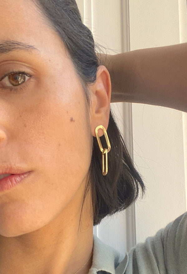 Songa Chain Gold Earrings MOD Jewellery
