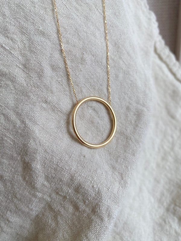 Songa Circle Gold Necklace MOD Jewellery