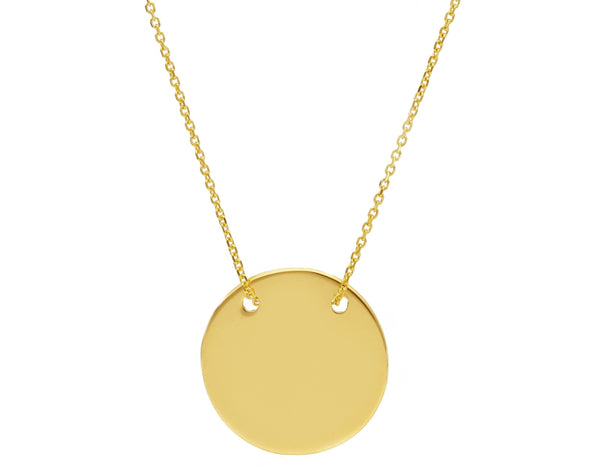 Songa Circle Gold Necklace MOD Jewellery