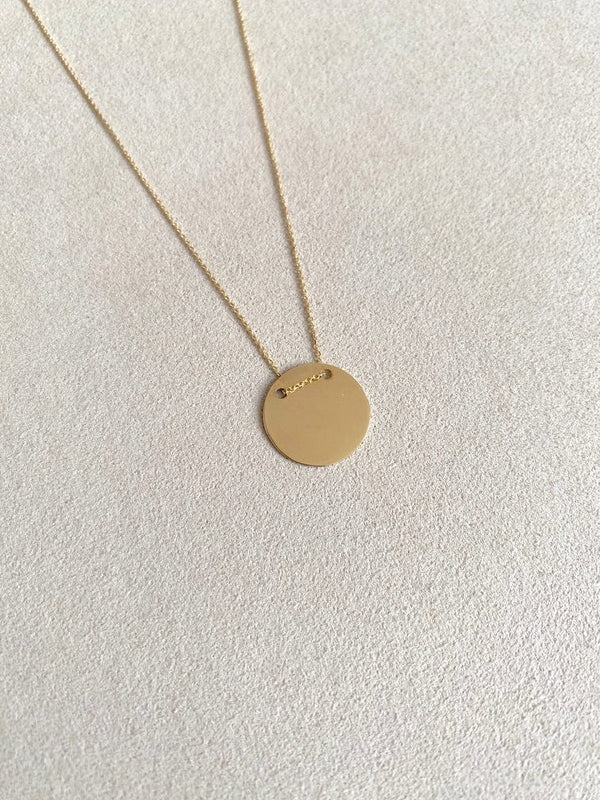 Songa Circle Gold Necklace MOD Jewellery