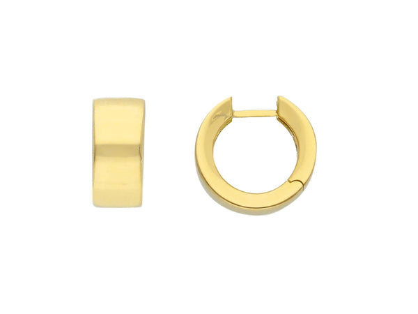 Songa Round Gold Earrings MOD Jewellery