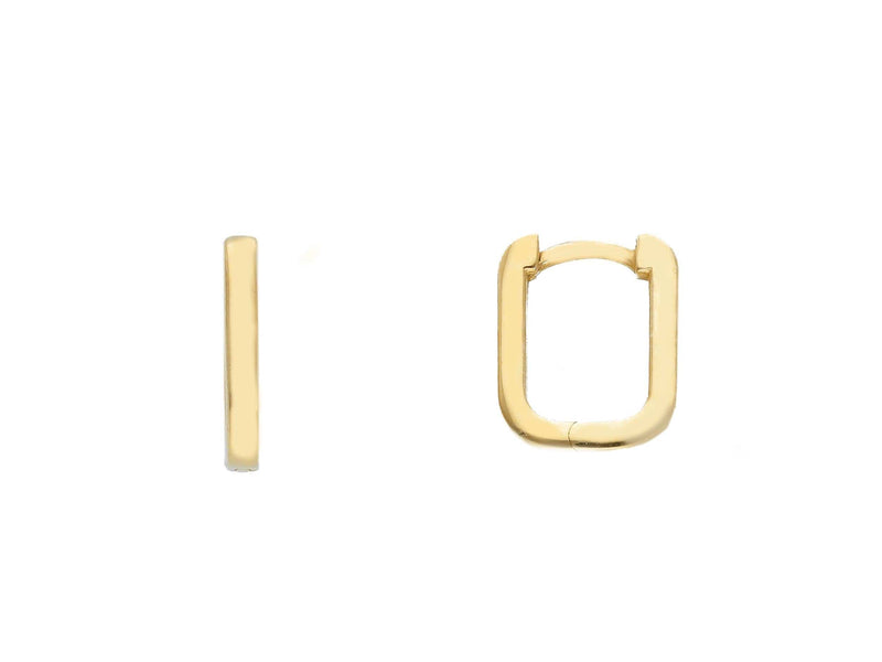 Songa Squared Gold Earrings MOD Jewellery