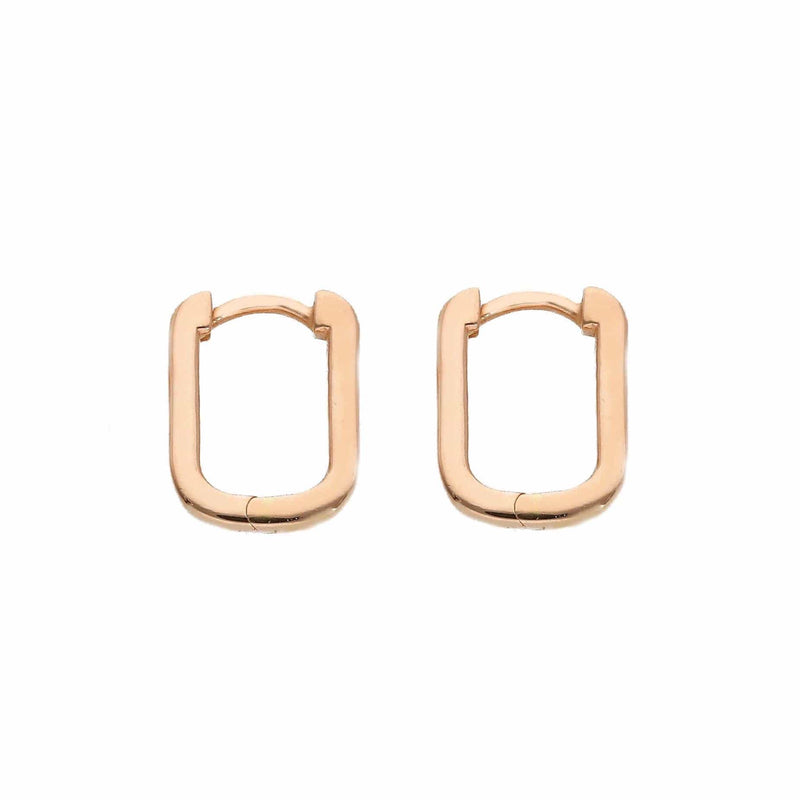 Songa Squared Gold Earrings MOD Jewellery