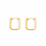 Songa Squared Gold Earrings MOD Jewellery