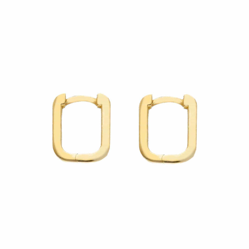 Songa Squared Gold Earrings MOD Jewellery