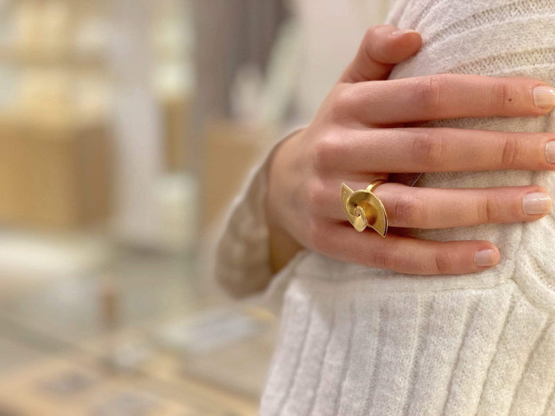 Vangloria Golden Spiral II Ring MOD Jewellery