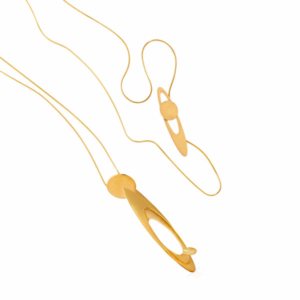 Vangloria Kosmos Gold Plated Necklace MOD Jewellery