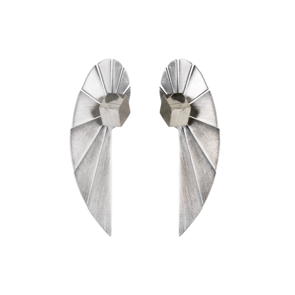 Vangloria Nautilus Statement Earrings MOD Jewellery