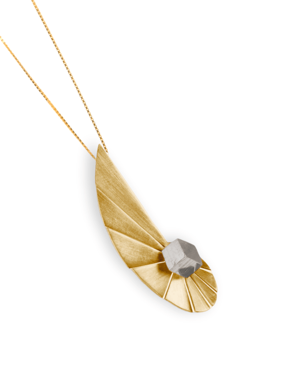 Vangloria Nautilus Statement Necklace gold plated MOD Jewellery