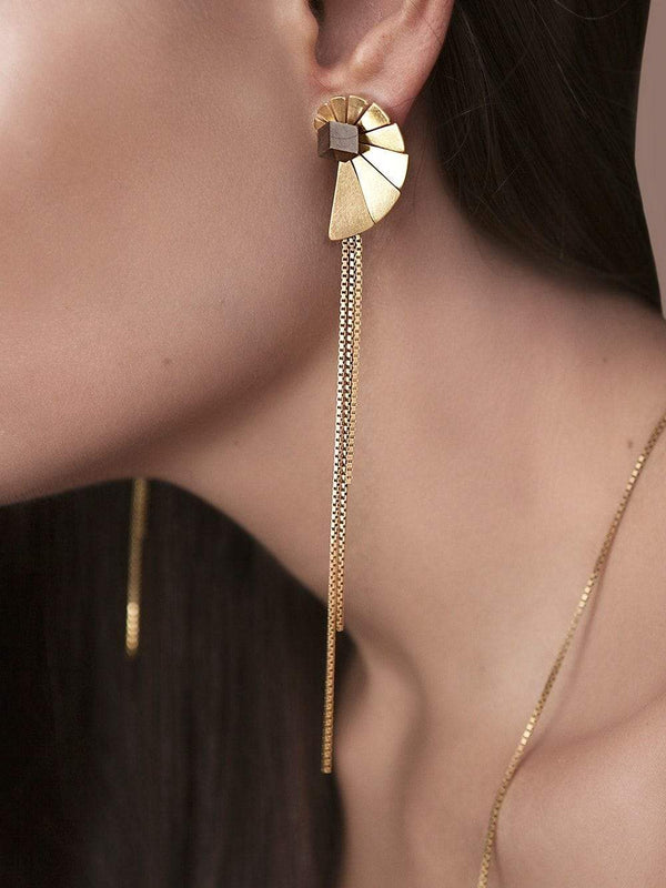 Vangloria Nautilus Toujours Statement Earrings MOD Jewellery