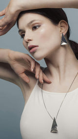 Vangloria Phi Progressions Oxidised Earrings MOD Jewellery