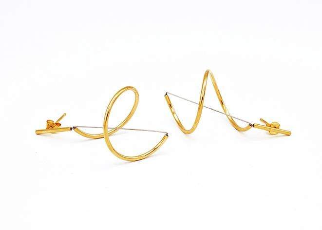 Yoko Takirai Esse Gold Earrings MOD Jewellery