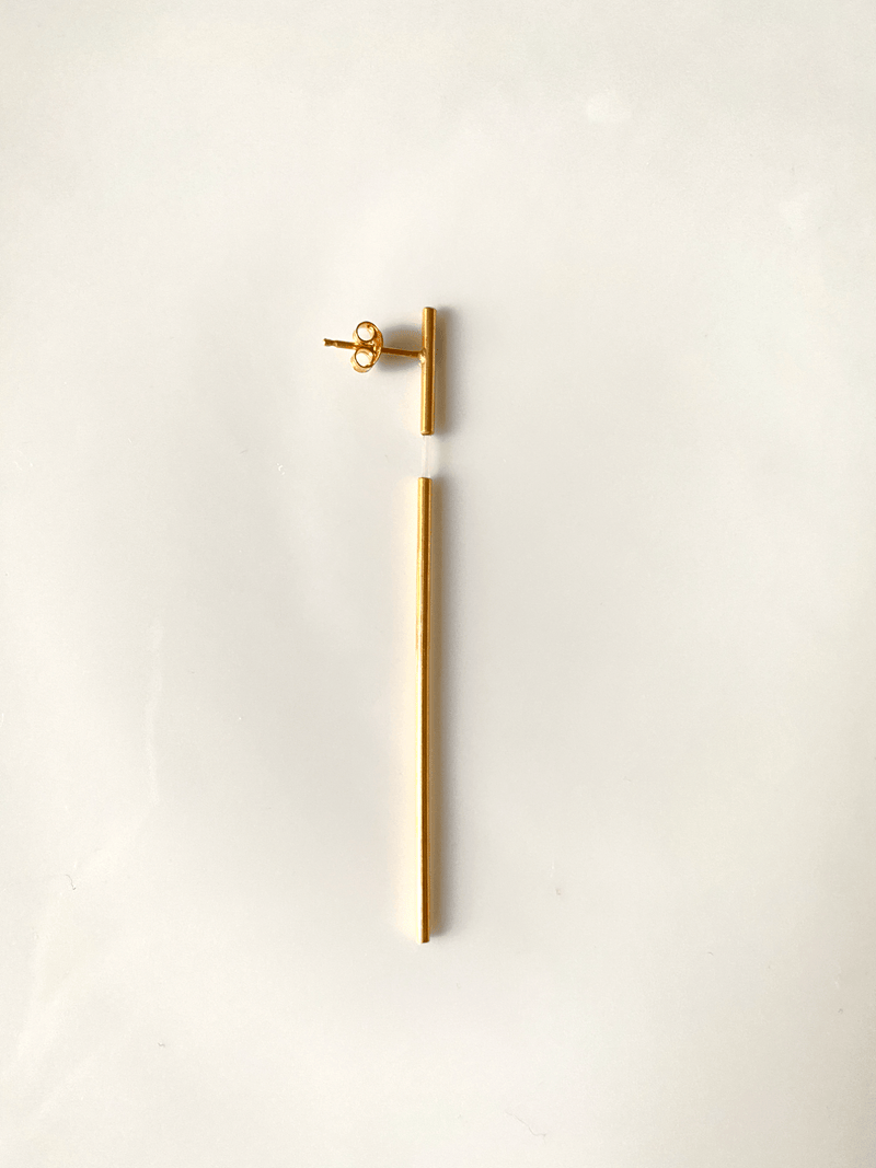 Yoko Takirai LINEA Gold Earrings MOD Jewellery