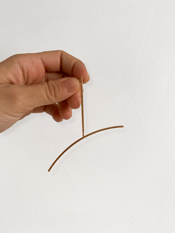 Yoko Takirai LINEE gold Earrings MOD Jewellery