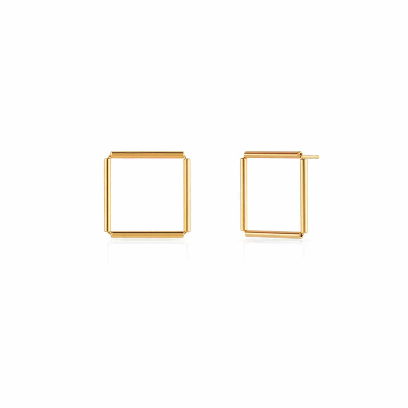 Yoko Takirai Swing II Gold Earrings MOD Jewellery