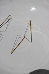 Yoko Takirai Triangles Gold Earrings MOD Jewellery