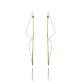 Yoko Takirai Triangles Gold Earrings MOD Jewellery